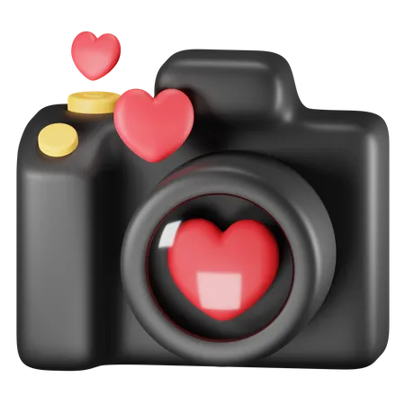 Appareil photo de mariage  3D Icon