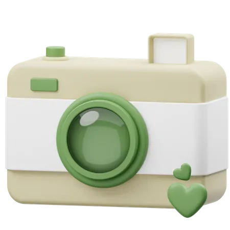 Appareil photo de mariage  3D Icon