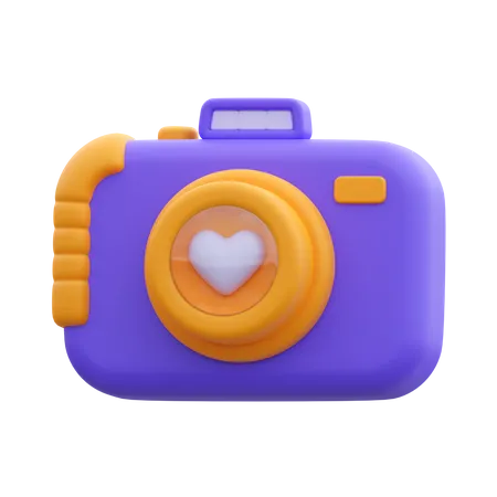 Appareil photo de mariage  3D Icon