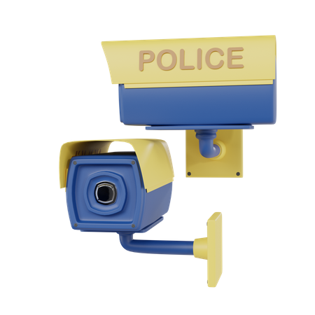 Caméra de police  3D Icon