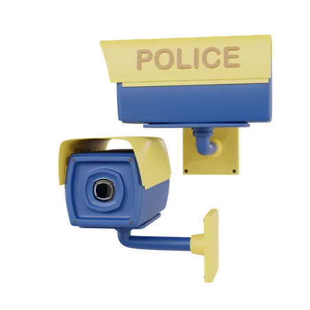 Caméra de police  3D Icon