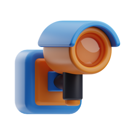 Caméra de sécurité  3D Icon