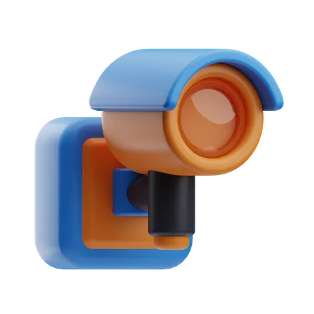 Caméra de sécurité  3D Icon