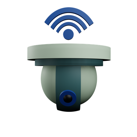 Caméra de sécurité intelligente  3D Icon