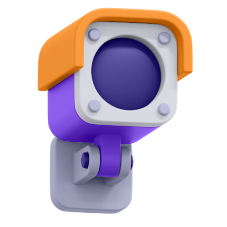 Câmera de segurança  3D Icon