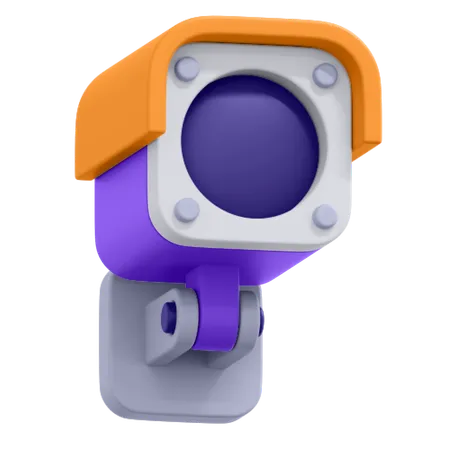 Câmera de segurança  3D Icon