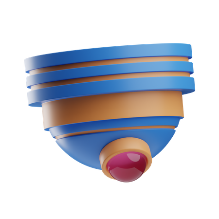 Câmera de segurança  3D Icon