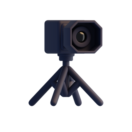 Câmera de streaming  3D Icon