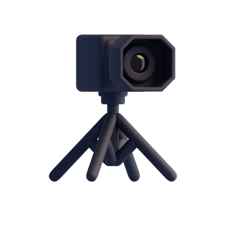 Câmera de streaming  3D Icon