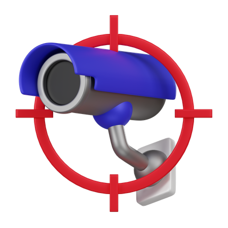 Caméra de vidéosurveillance  3D Icon