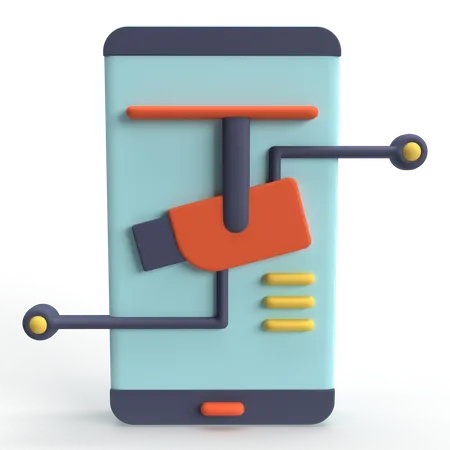 Application de caméra de vidéosurveillance  3D Icon