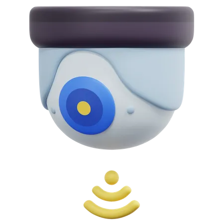 Caméra de vidéosurveillance intelligente  3D Icon