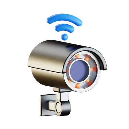 Caméra de vidéosurveillance intelligente  3D Icon