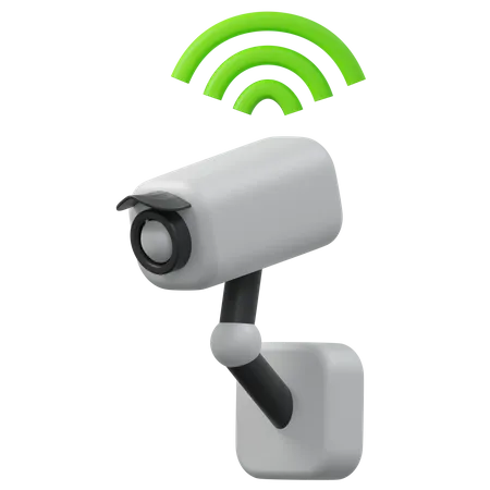 Caméra de vidéosurveillance intelligente  3D Icon