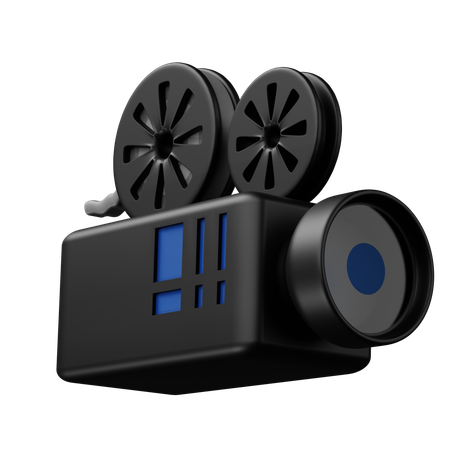 Câmera de vídeo  3D Icon