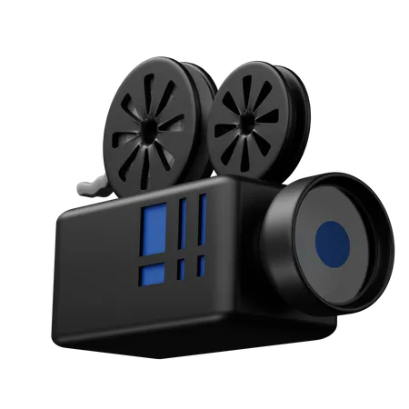 Câmera de vídeo  3D Icon