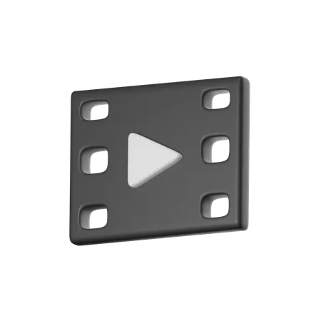 Câmera de vídeo  3D Icon