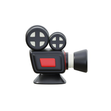 Câmera de vídeo  3D Icon