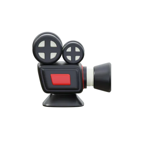 Câmera de vídeo  3D Icon