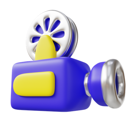 Câmera de vídeo  3D Icon