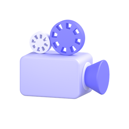 Câmera de vídeo  3D Icon