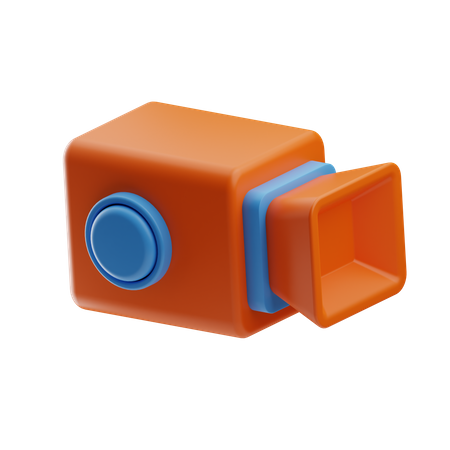 Câmera de vídeo  3D Icon