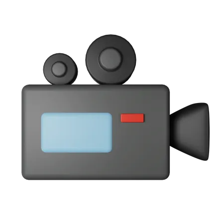 Câmera de vídeo  3D Icon