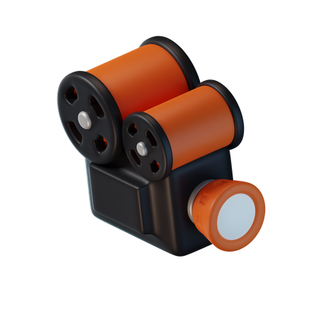 Câmera de vídeo  3D Icon