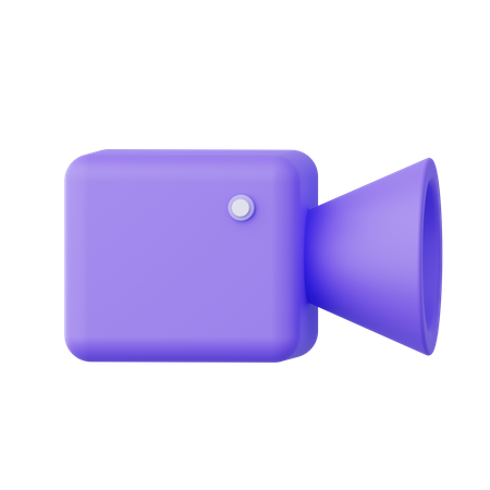 Câmera de vídeo  3D Icon