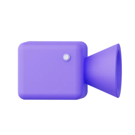 Câmera de vídeo  3D Icon