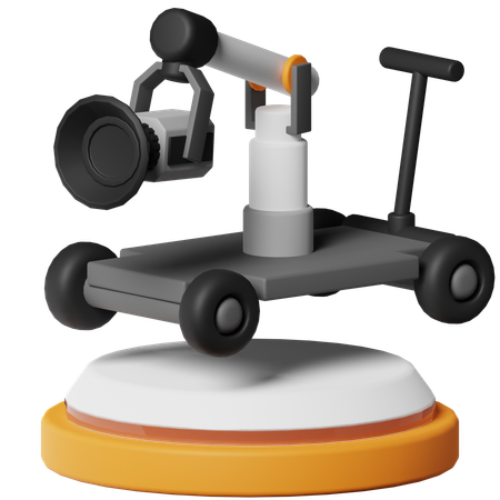 Camera Dolly  3D Icon