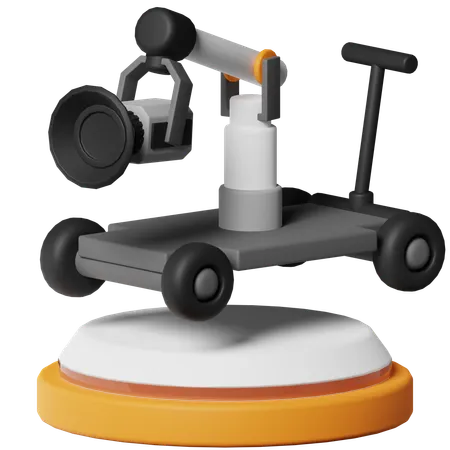 Camera Dolly  3D Icon