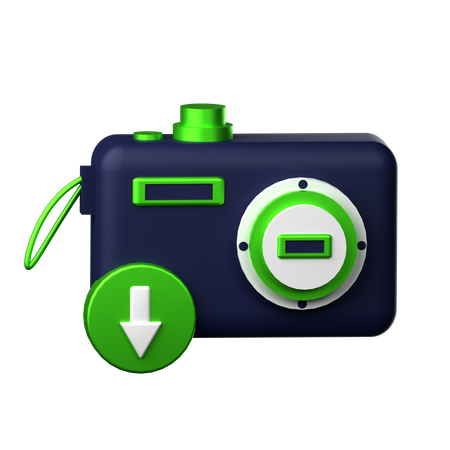 Camera Download  3D Icon