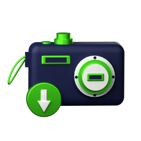 Camera Download  3D Icon