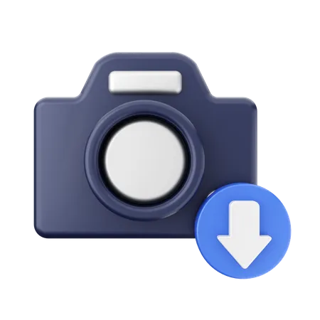 Camera Download  3D Icon