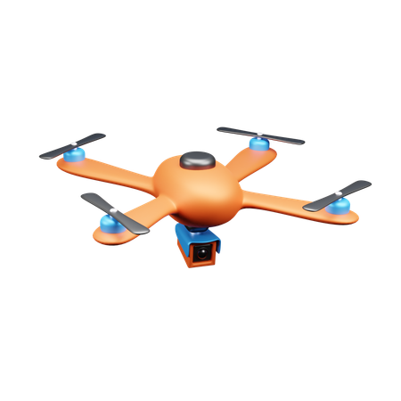 Câmera Drone  3D Icon