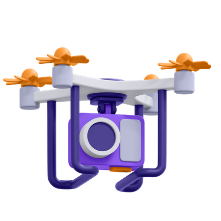 Câmera Drone  3D Icon