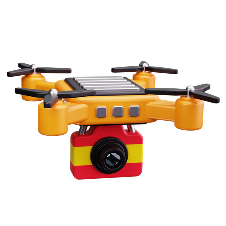 Câmera Drone  3D Icon