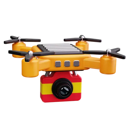 Câmera Drone  3D Icon