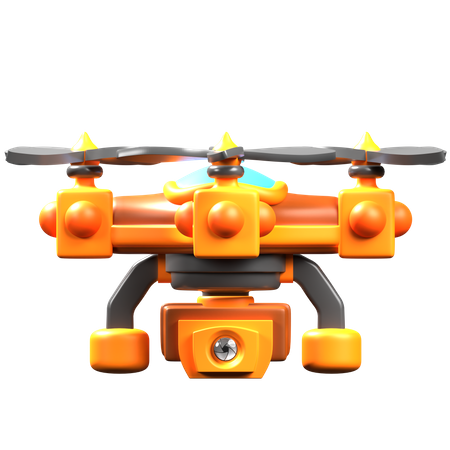 Camera Drone  3D Icon