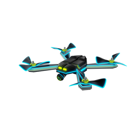 Câmera Drone  3D Illustration