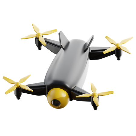 Caméra drone  3D Icon