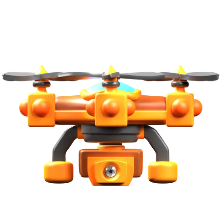 Camera Drone  3D Icon