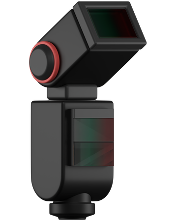 Camera Flash  3D Icon