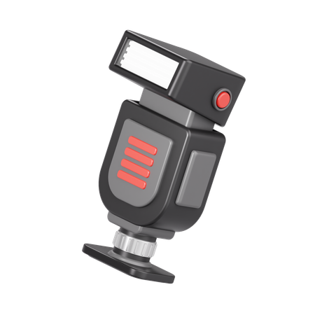 Camera Flash  3D Icon