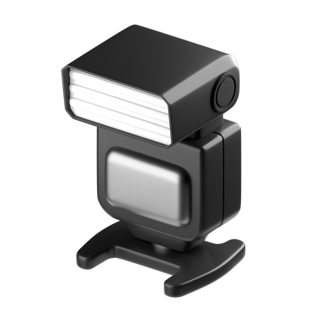 Camera flash  3D Icon