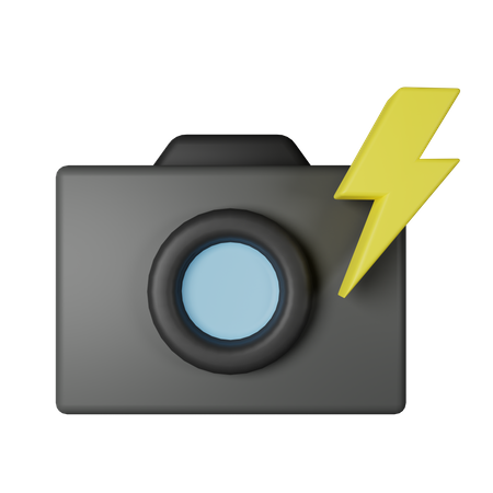 Camera Flash  3D Icon