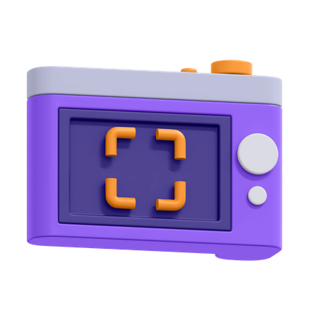 Camera Focus  3D Icon