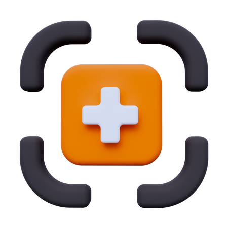 Camera Focus  3D Icon
