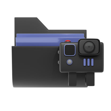 Camera Folder  3D Icon